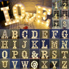 A-Z LED Large Letter 0-9 Number Night Light Sign UP Birthday Party Wedding Decor