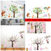 Owl Wall Stickers Tree Jungle Zoo Woodland Nursery Baby Kids Bedroom Art Decal