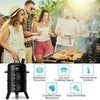 Smoker BBQ Charcoal Grill Portable Outdoor Barbecue Meat Food Cooking Drum Oven