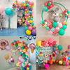 72Pcs Party Summer Ice Cream Candy Donut Balloon Candyland Theme Birthday Decor