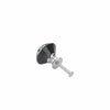 16x Door Knobs Handles Black Crystal Glass Cupboard Drawer Cabinet Kitchen