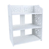 3 Tiers Shoe Rack Storage Shelf Display Stand Organiser Unit Cabinet White