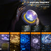 LED Rotating Light Projector Star Moon Sky Room Night Mood Lamp Light Baby Kids