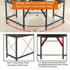 Extra Large L-shaped Desk Computer Desk Corner PC Workstation Table Home Office