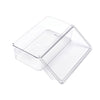 Set of 4 Clear Food Storage Boxes Cupboard Fridge Freezer Organizer Container