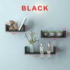 Set of 3 Large U Shape Floating Wall Shelves Storage Display Shelf Home Decor