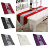 Diamante Table Runner Velvet Chenille Satin Tasseled Edges Small Or Large UK