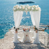 Artificial Arch Rose Flower Row Wedding Table Centerpiece Backdrop Arrangement