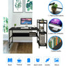 136cm Large Computer Desk PC Laptop Table Corner Home Office Workstation Gaming