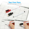 Magnetic Fridge Weekly Meal Planner Dry Wipe A4 White Notice Board + 2X Pen UK