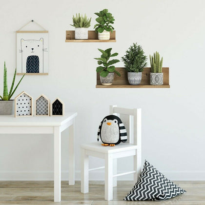 Plant Mural Wall Sticker Decal Green Leaf DIY Decoration Living Room Home Decor