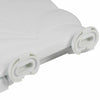 Oval Toilet Seat Heavy Duty Close -Quick Release Top Fitting Hinges UK