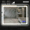 Bathroom Mirror Light up Large Wall led Mirror illuminated Heated With Bluetooth