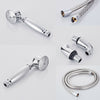 Victorian Shower Bathroom Mixer Tap Bath Filler with Brass Handset Set Chrome