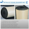 2m 10mm Thick Roll Car Sound Proofing Noise Heat Insulation Foam Self Adhesive