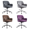 Crushed Velvet Office Executive Chair Padded Swivel Computer Armchair Gas Lift