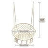 Hanging Hammock Rope Swing Chair Macrame Hammock Seat Outdoor Indoor Garden