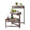 Solid Wooden Succulents Shelves Rack Plant Stand Thicken Board Flower Pot Holder