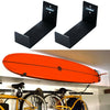 2 Surfboard Hanger Wall Mount Display Rack Storage Hook Kiteboard Holder Bracket