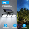 74 LED Solar Powered PIR Motion Sensor Lamp Outdoor Garden Security Wall Lights