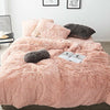 Teddy Bear Fleece Duvet Covers Quilt Cover Set Fluffy Warm Cosy Bedding Sets