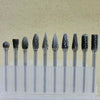 Carbide Burr Die Grinding Shank Tungsten Rotary Drill Set Metal CarvingBit Tool.