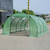 6Mx3Mx2M Walk-in Polytunnel PE Cover Plant Grow Garden Outdoor Waterproof House