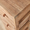 Natural Wooden 5 Drawer Chest Tallboy Storage Unit Bedroom Organiser Storage