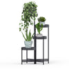 3/4 Tier Metal Plant Pot Stand Folding Flower Pot Rack Shelf For Indoor Outdoor