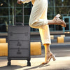 Large Makeup Trolley Train Case Beauty Cosmetic Vanity Case Box on Wheel Drawer
