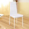 2/4/6x Kitchen Dining Room Chairs Dinning Chair PU Leather Padded Seat Metal Leg