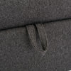 HUDSON 1-SEATER, 2-SEATER SOFA BED LINEN FABRIC WITH CUP HOLDERS GREY