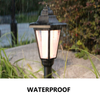 Garden LED Lights Lamp Post Solar Powered Borders Pathway Driveway Outdoor Patio
