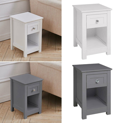 Modern Bedside Table Night Stand Cabinet Storage Drawer Bedroom Home Furniture