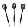 3PCS Black Professional Tungsten Darts Set Steel Tip Nylon Shaft Flight with Bag