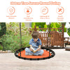 Adjustable Tree Swing Indoor & Outdoor Saucer Round Swing Set W/ Multi-ply Rope