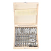 13 Pc Wood Drill Bit Set Spade Flat Hex Shank Bits 150mm Length 6-25mm Woodworks