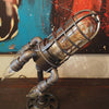 Retro Steampunk Rocket Lamp Space Shuttle Night Light Desk Night Flame Light UK