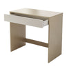 Simple Budget Computer Desk Wooden Small Table With 1 Big Sliding Drawer Tray