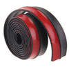Rubber Strip Splitter Lip Skirt Protector For Car Front Bumper 100" Universal