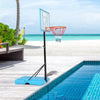 Summer 2-2.4M Swiming Pool Basketball Hoop Freestanding PVC Backboard Adjustable
