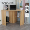 Corner Computer Desk PC Wooden Table Workstation Home Office Study Furniture