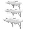 Drop-leaf Wall Table Folding Laptop Computer Desk Kitchen Storage Shelf Unit