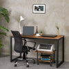 HOOBRO Computer Desk Large Office Desk 140 x 60 x 76 cm Writing Desk Workstation