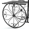Metal Outdoor Plant Stand Flower Pots Holder Display Shelf Rack Garden Decor