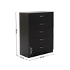 Chest of drawers draws Cabinet Bedside Storage Bedroom furniture 3 4 5 Drawers