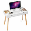 100 cm Computer Desk Writing Study Table Office With 2 Drawers Dressing Tables