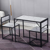 Small Table And 2 Chairs Breakfast Bar Kitchen Dining Room Modern Furniture Se