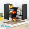 Desktop Small Bookcase Freestanding Adjustable Bookshelf Storage Desk Shelves