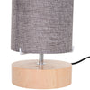 Tall Floor Lamp Lighting w/ Fabric Shade for Bedroom Living - Grey